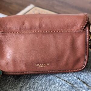 Coach Brown Leather Crossbody Bag